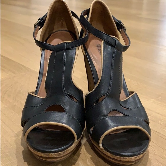 ROSEGOLD wedges - size 37.5 - Picture 2 of 8